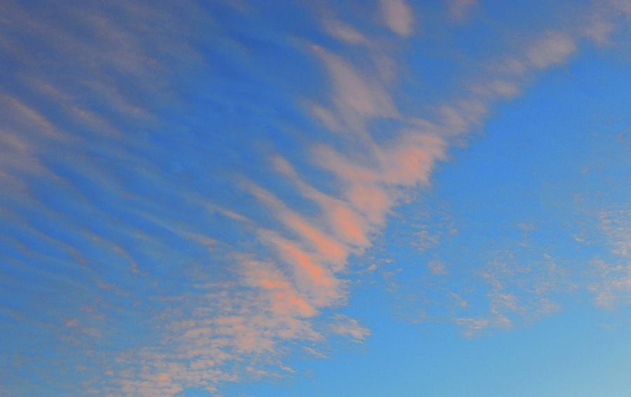 Washboard Clouds  Photograph by Lyle Crump