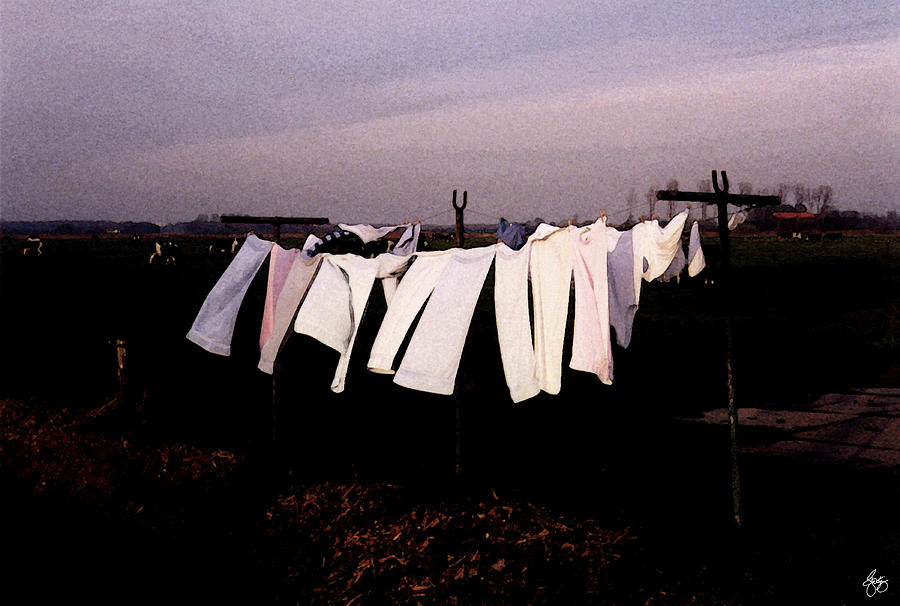 Washday in Amsterdam Photograph by Wayne King