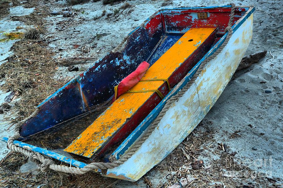 Washed Up Dinghy Photograph by Adam Jewell