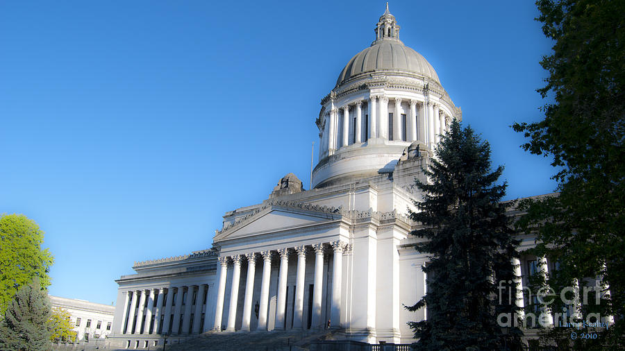 Washington Capitol Photograph by Larry Keahey