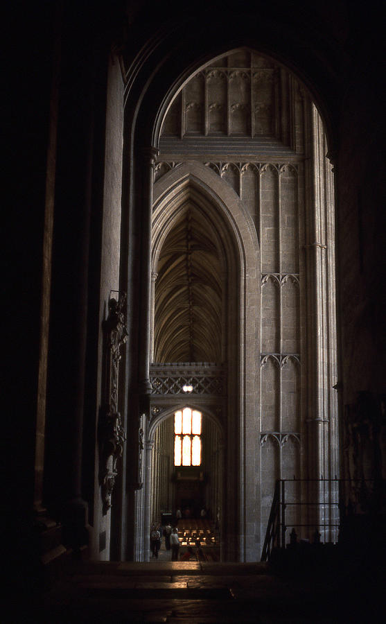 Washington Cathedral Interior Side Aisle Washington D.C. Photograph by Richard Singleton