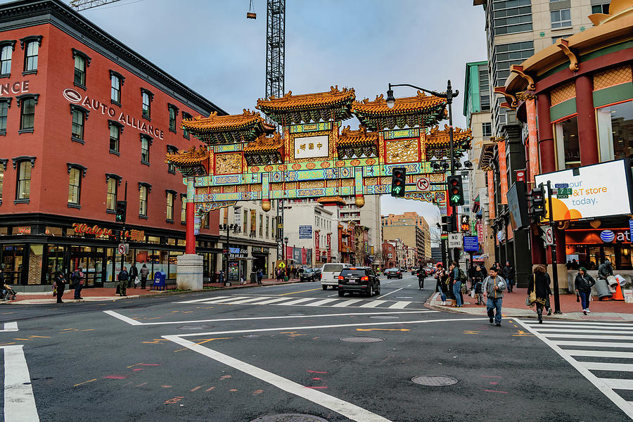 City Photograph - Washington D.C. Chinatown by Cityscape Photography