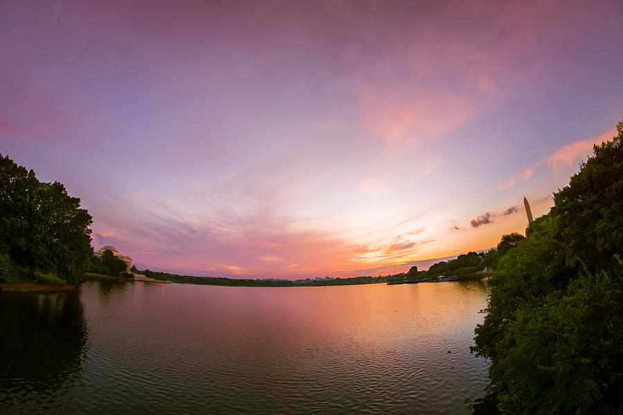 Washington D.C. Sunset Photograph by Chris Bordeleau