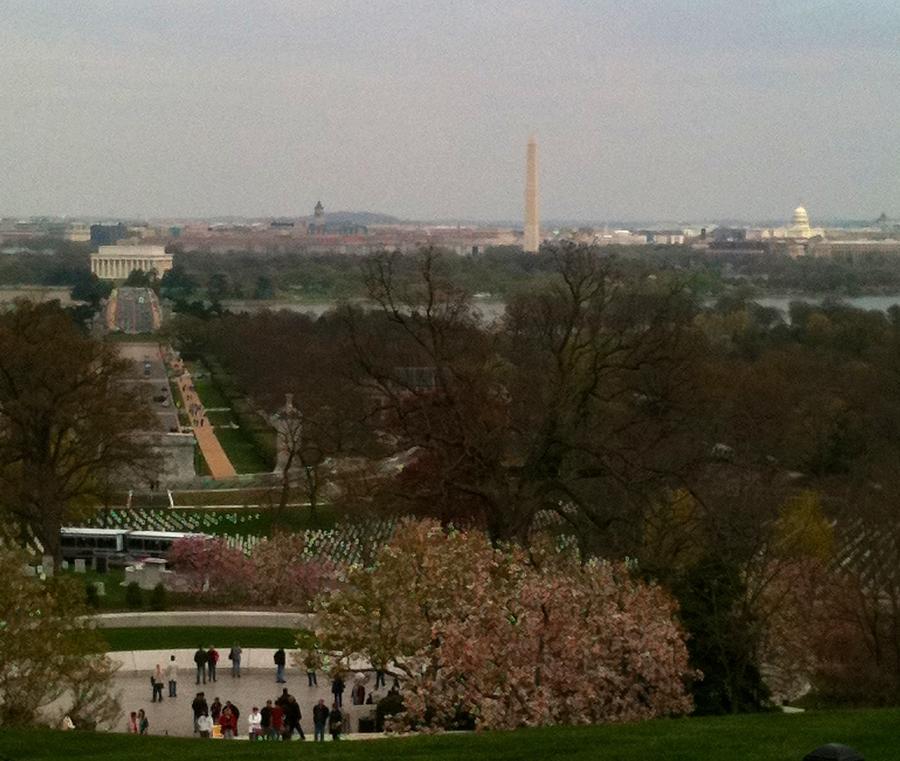 Washington DC viewed from Arlington Cemetery Photograph by Lois Ivancin Tavaf