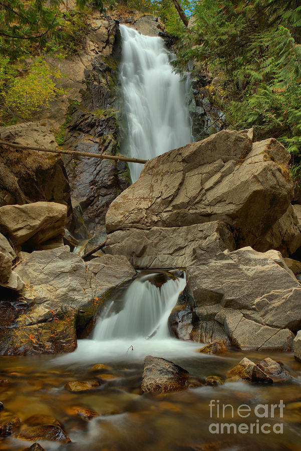 Washington Falls Creek Falls Photograph by Adam Jewell