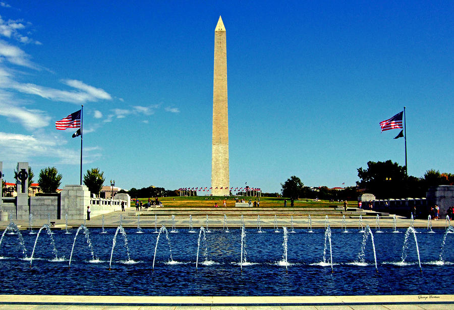 Washington Monument 006 Photograph by George Bostian