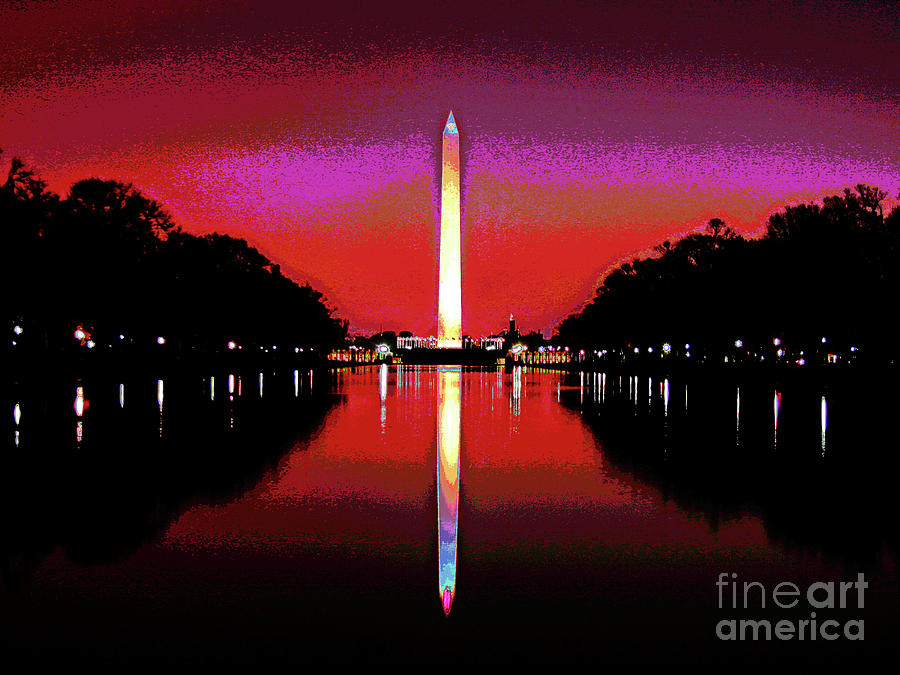 Washington Monument 4 Photograph by Larry Oskin