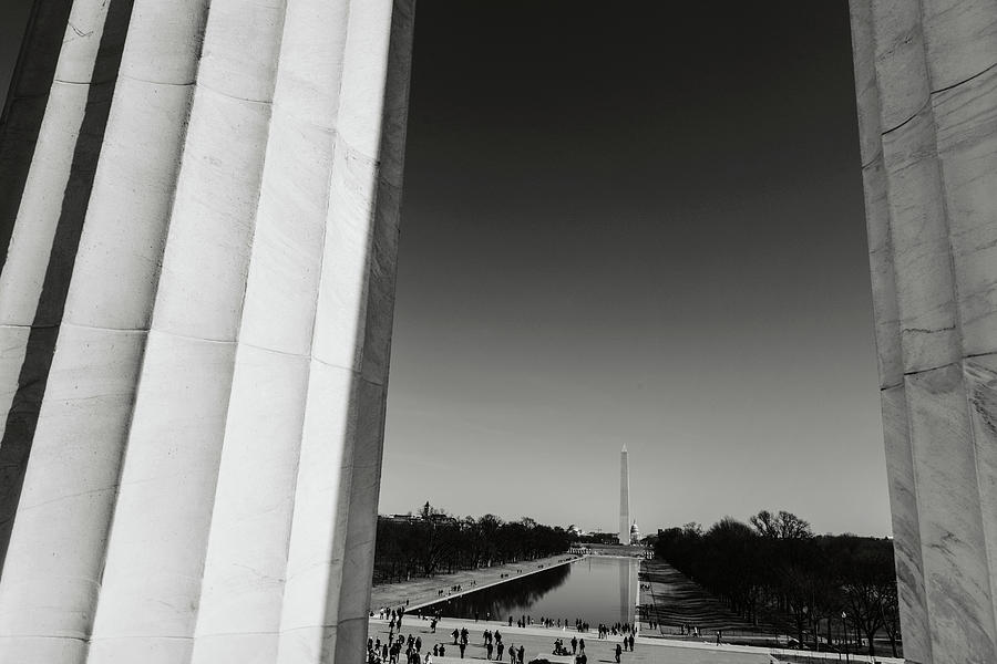 Summer Photograph - Washington Monument and Capitol Hill by Brandon Bourdages