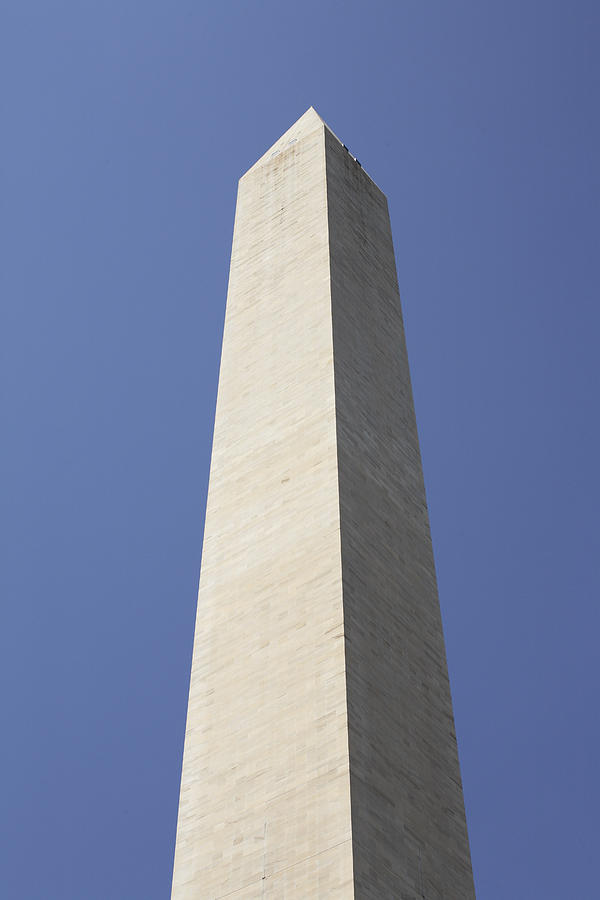 Washington Monument and Clear Blue Sky Photograph by William Kuta ...