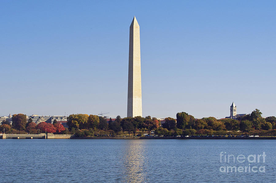 Washington Monument at Dawn Washington DC Photograph by Kimberly Blom-Roemer