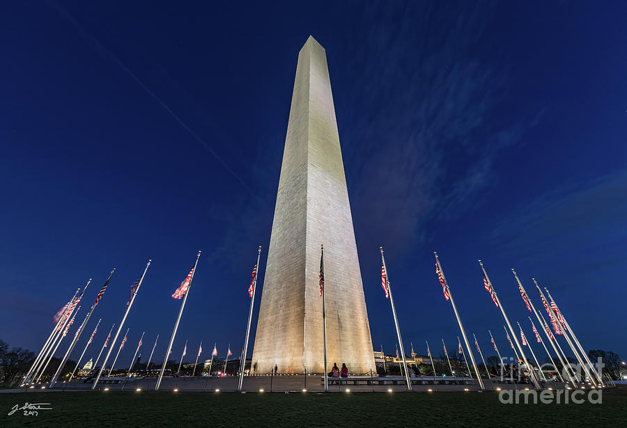 Washington Monument at Twilight Photograph by Jeffrey Stone