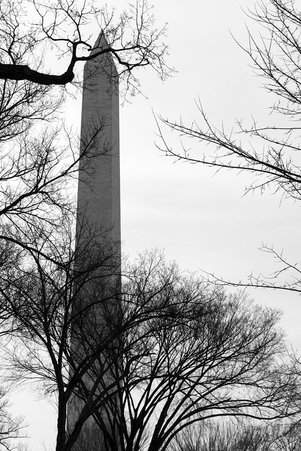 Washington Monument BW Photograph by Travis Rogers