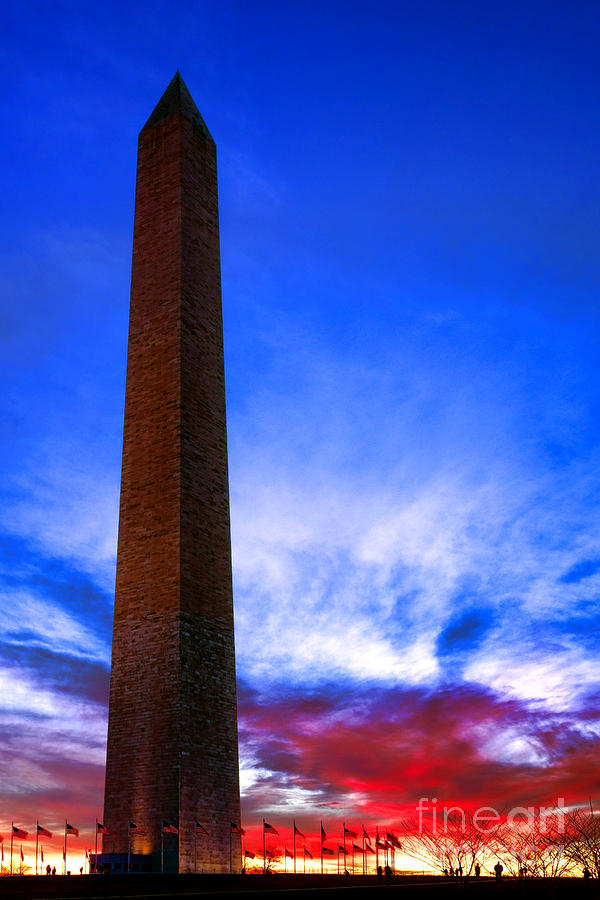 Washington Monument Glory Photograph by Olivier Le Queinec