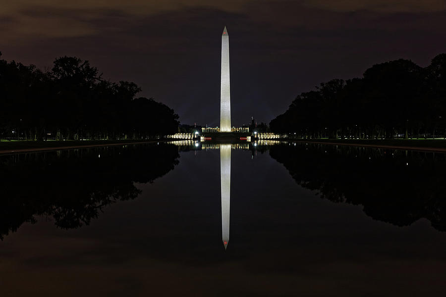 Washington Monument in the Reflecting Pool Photograph by Doolittle Photography and Art