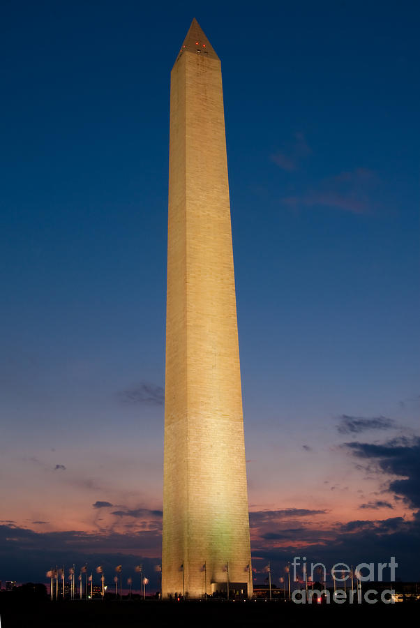 Washington monument in Washington DC Photograph by Anthony Totah