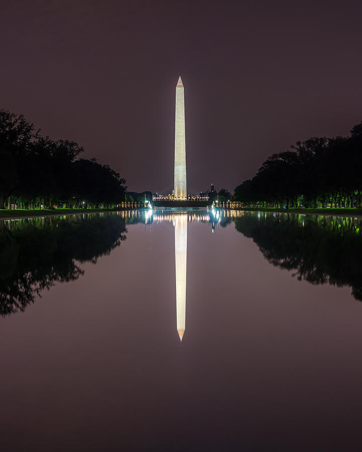 Washington Monument   Reflection Photograph by Chris Bordeleau