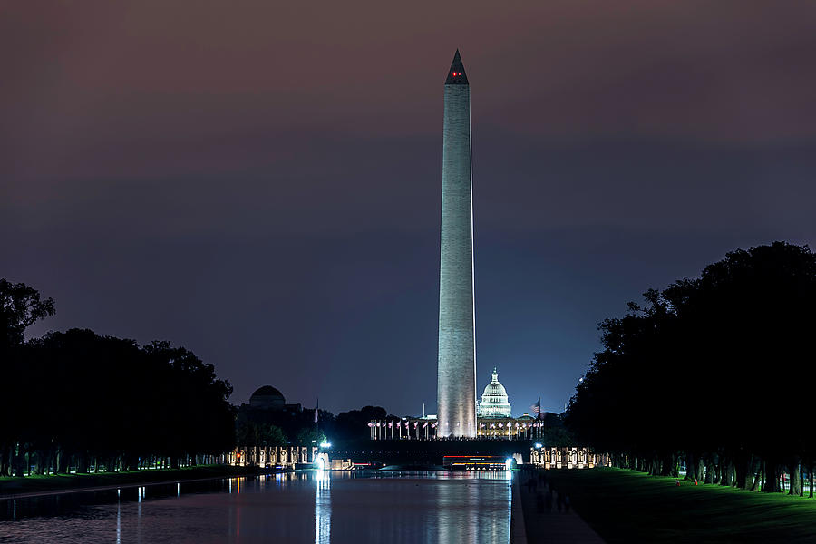 Washington Monument Photograph by Ryan Wyckoff