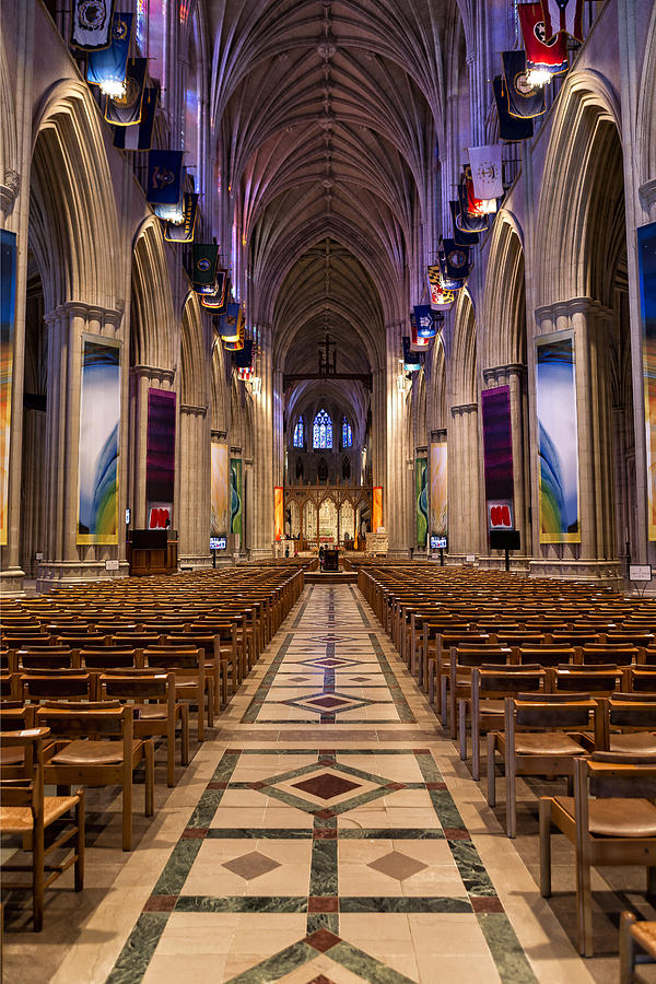 Washington National Cathedral Interior Photograph by Belinda Greb