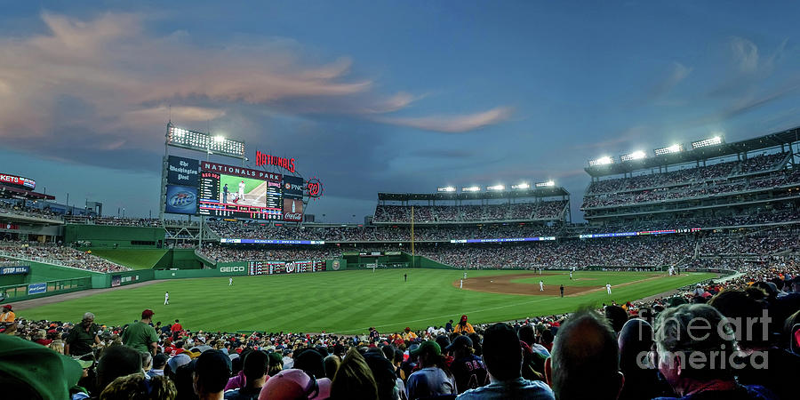 Baseball Photograph - Washington Nationals in Our Nations Capitol by Thomas Marchessault