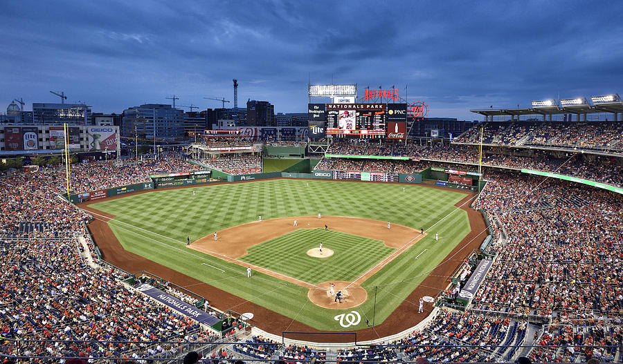 Baseball Stadium Photograph - Washington Nationals Park - DC by Brendan Reals