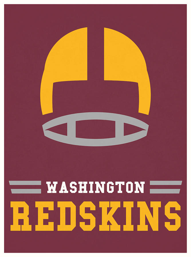 Washington Redskins Vintage Nfl Art Mixed Media by Joe Hamilton