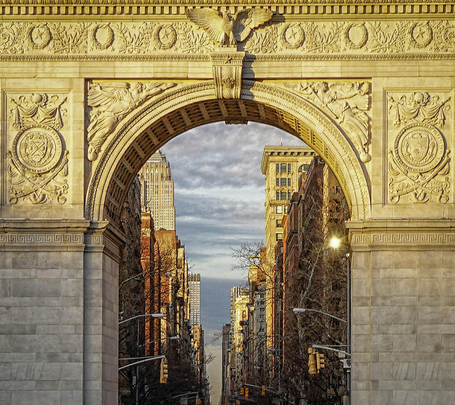 Washington Square Golden Arch Photograph by Jeffrey Friedkin