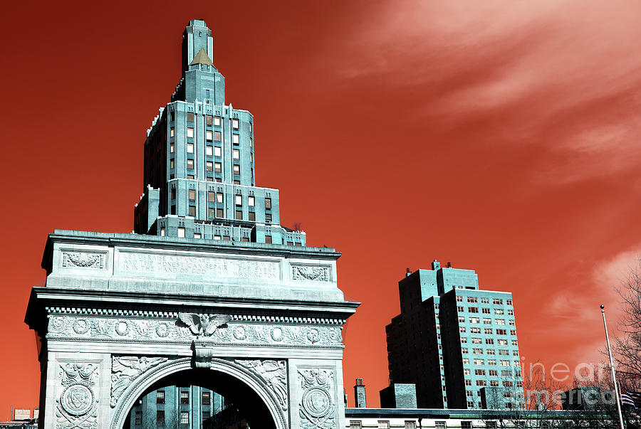 Washington Square Pop Art in New York City Photograph by John Rizzuto