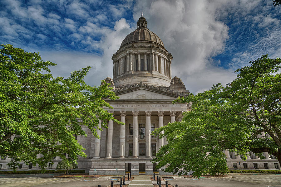 Washington State Capitol Photograph by Stephen Stookey