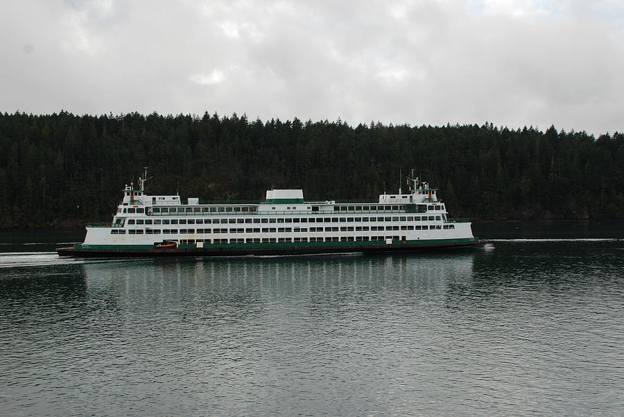 Washington State Ferry  Photograph by Carol Eliassen