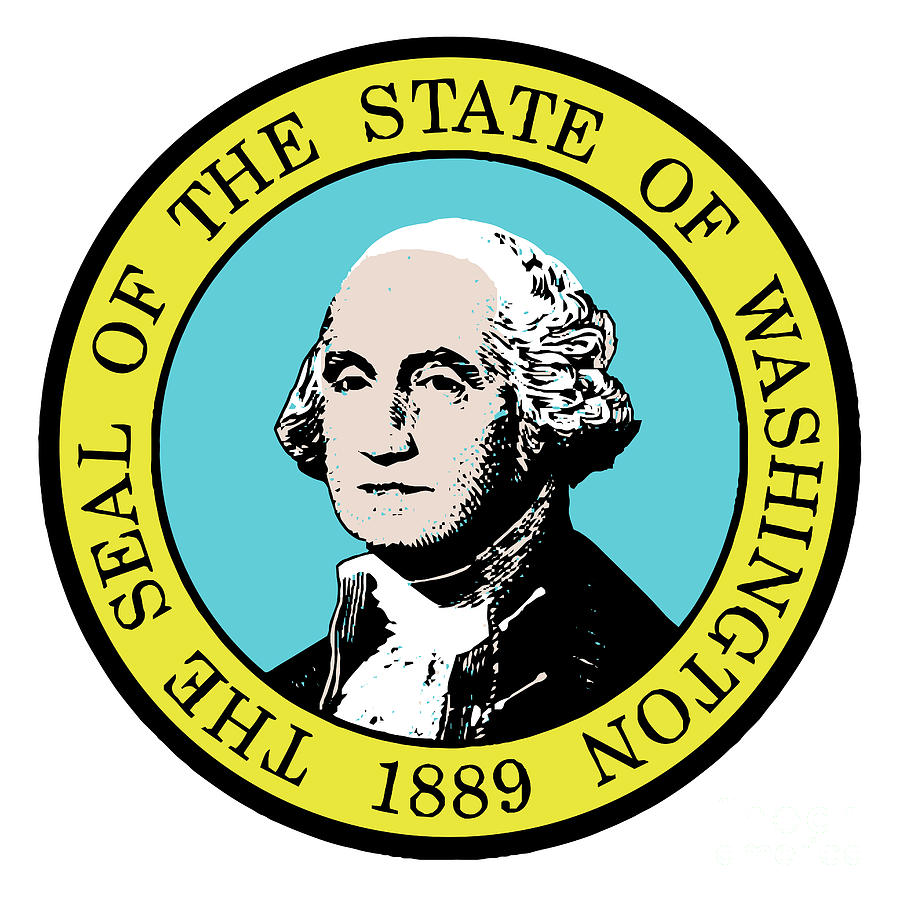 Washington State Seal Digital Art by Bigalbaloo Stock - Fine Art America