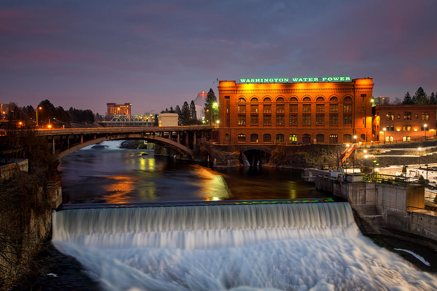 Spokane Photograph - Washington Water Power by James Richman