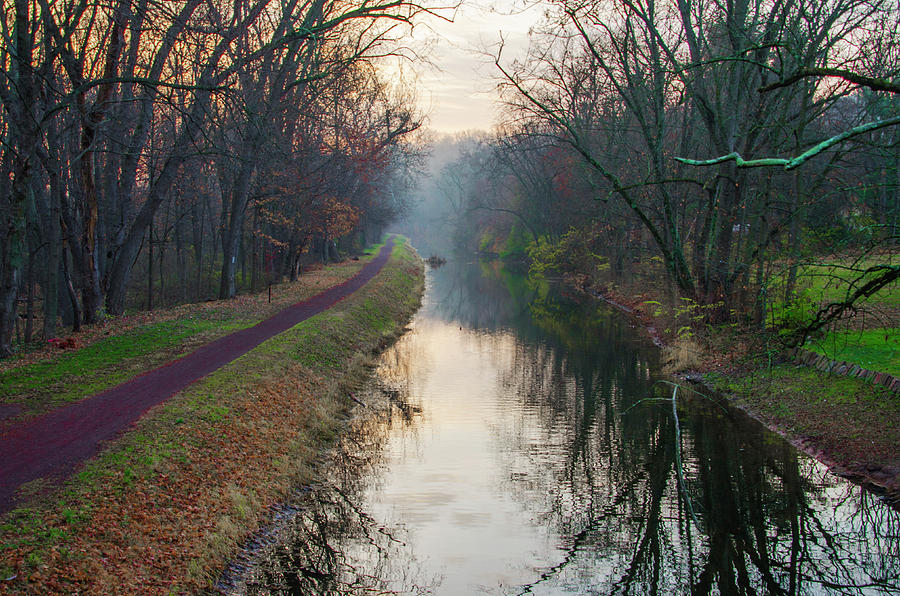 Washingtons Crossing - Delaware Canal - Bucks County Pa Photograph by Bill Cannon
