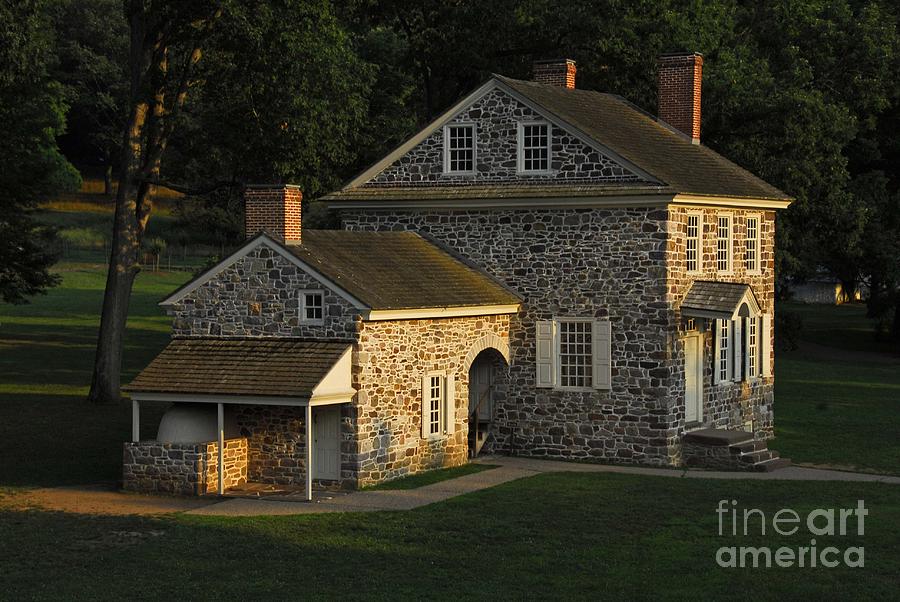 Washingtons Headquarters at Valley Forge Photograph by Cindy Manero