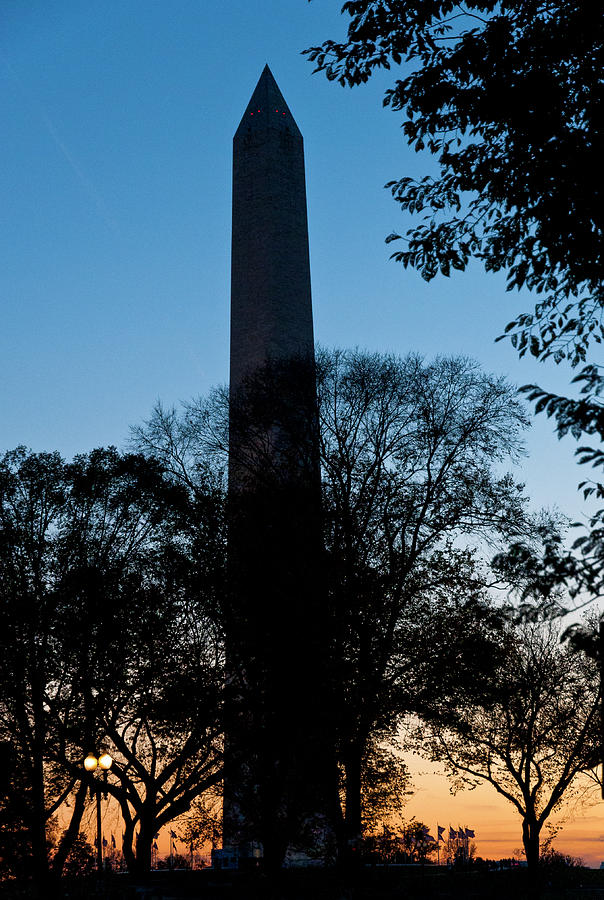 Washinton Monument at Dusk 9471 Photograph by Ginger Stein