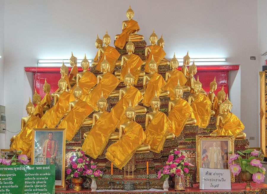 Wat Apson Sawan Phra Ubosot 28 Buddha Images DTHB1914 Photograph by Gerry Gantt