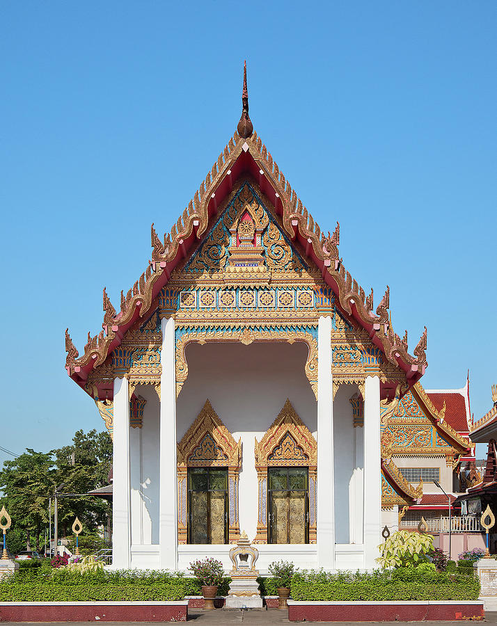 Wat Bangphratoonnok Phra Ubosot DTHB0556 Photograph by Gerry Gantt