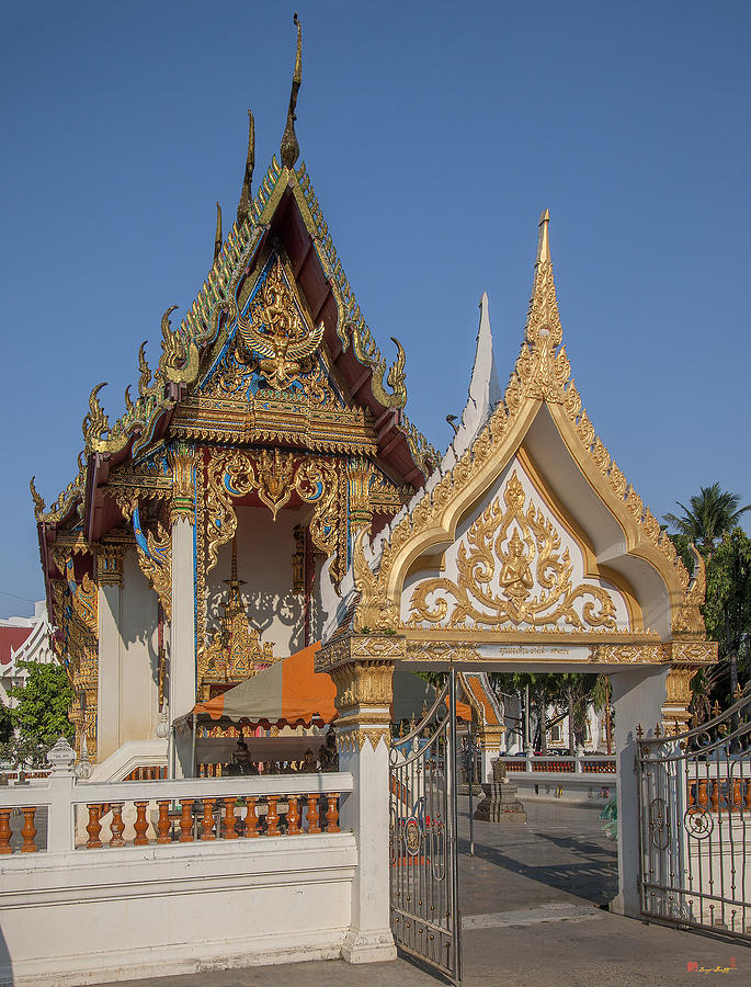 Wat Chaimongkron Phra Ubosot DTHCB0080 Photograph by Gerry Gantt