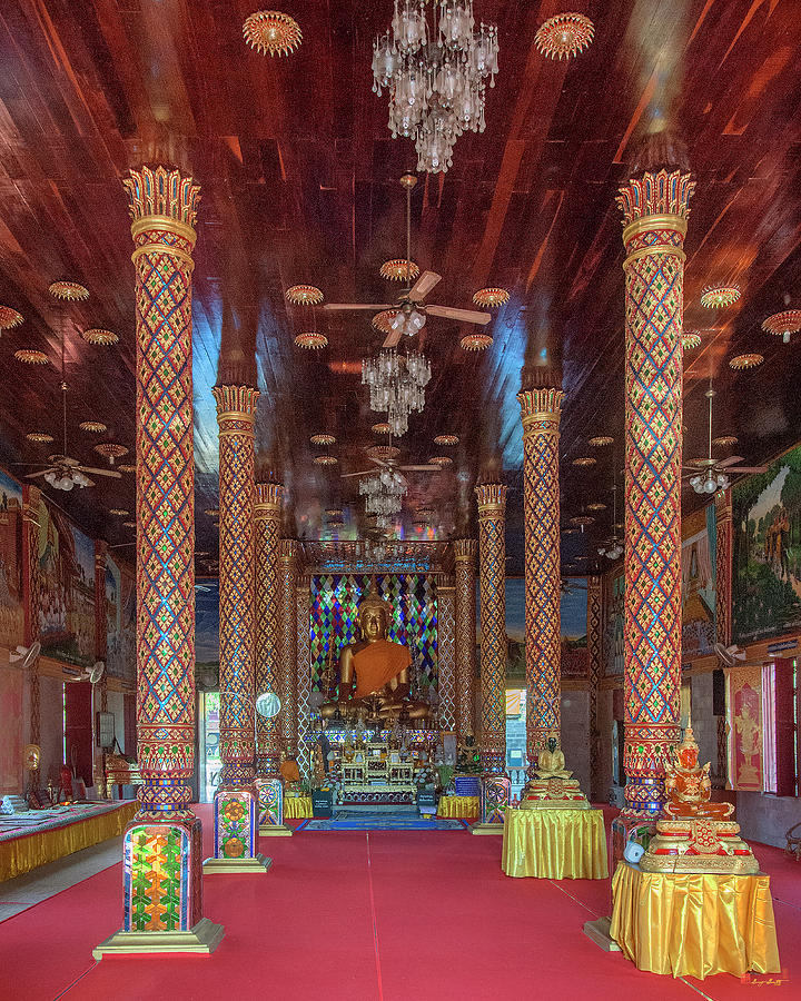 Wat Chamthewi Phra Wihan Interior DTHLU0058 Photograph by Gerry Gantt