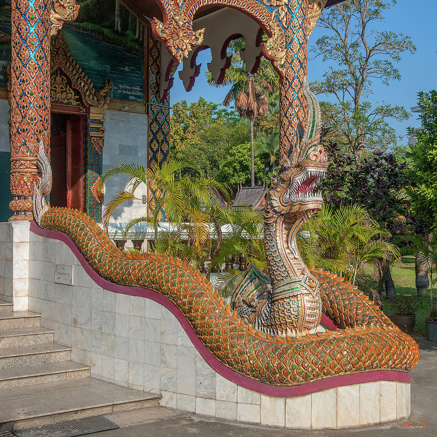 Wat Chamthewi Phra Wihan Naga DTHLU0061 Photograph by Gerry Gantt