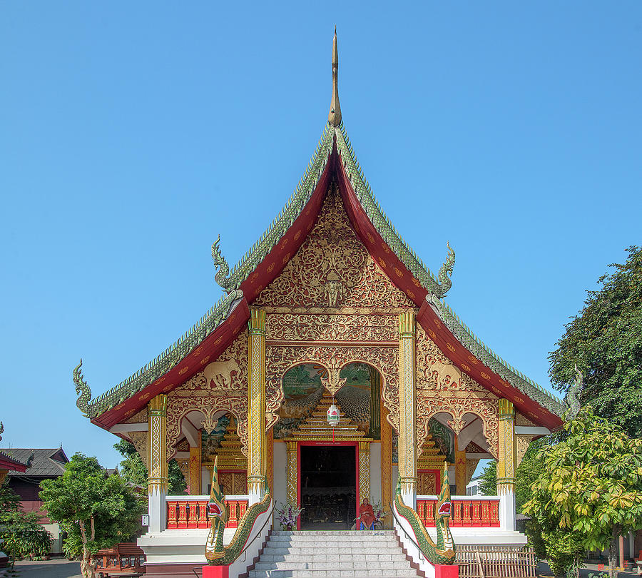 Wat Chang Rong Wihan Luang DTHLU0092 Photograph by Gerry Gantt