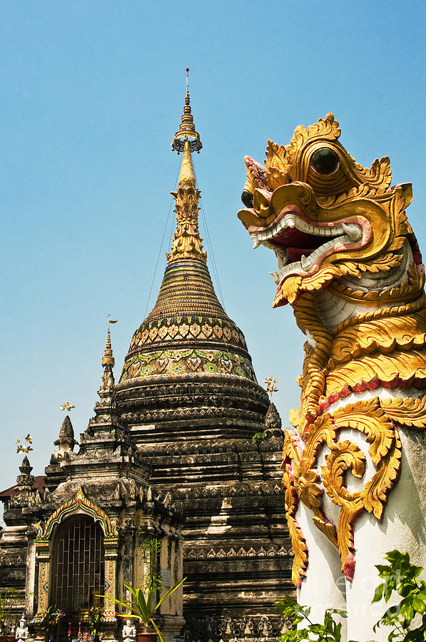 Wat Chetawan - Thailand Photograph by Greg Vaughn - Printscapes