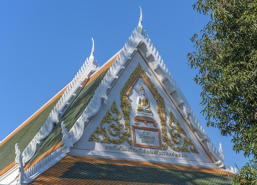 Wat Chom Lom Na Kluea Gable DTHCB0155 Photograph by Gerry Gantt