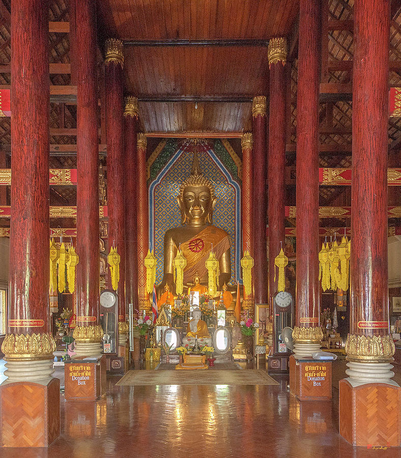 Wat Chomphu Phra Wihan Interior DTHCM1209 Photograph by Gerry Gantt