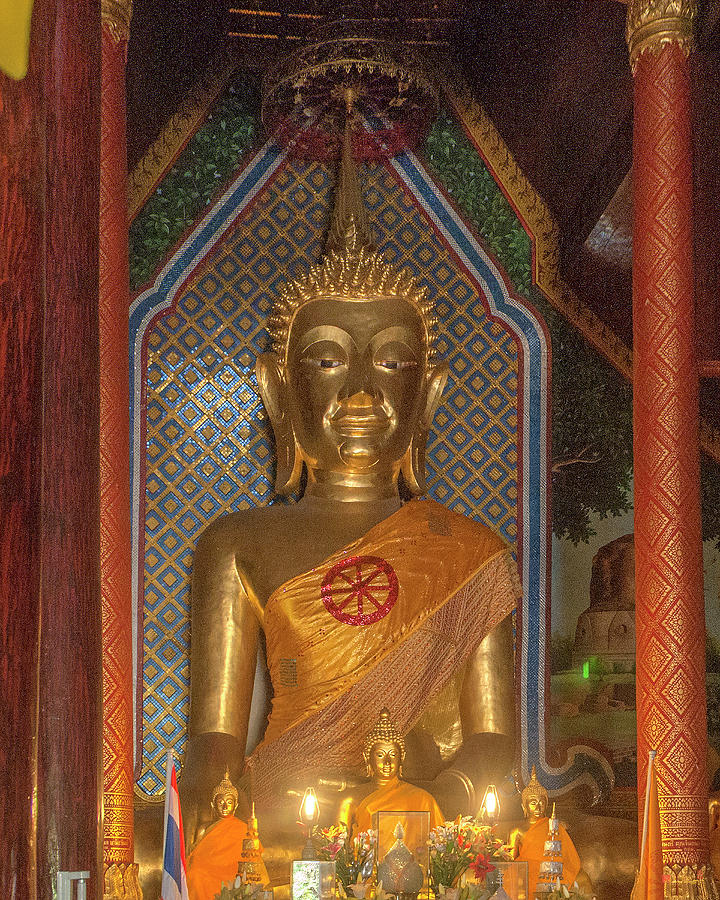 Wat Chomphu Phra Wihan Principal Buddha Image DTHCM1212 Photograph by Gerry Gantt
