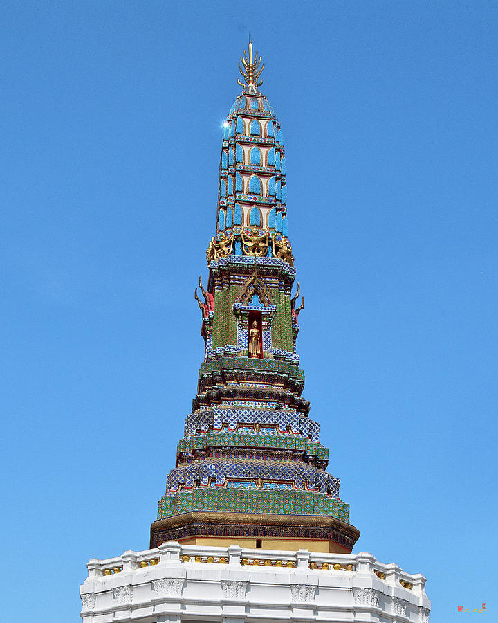 Wat Intharam Phra Prang West DTHB0907 Photograph by Gerry Gantt