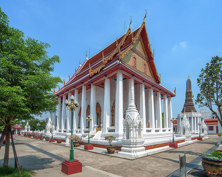 Wat Intharam Phra Ubosot DTHB2081 Photograph by Gerry Gantt