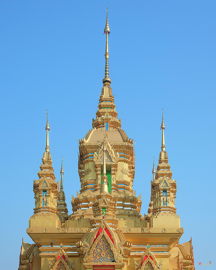Wat Kamat Phra Chedi Upper Level DTHCM1500 Photograph by Gerry Gantt