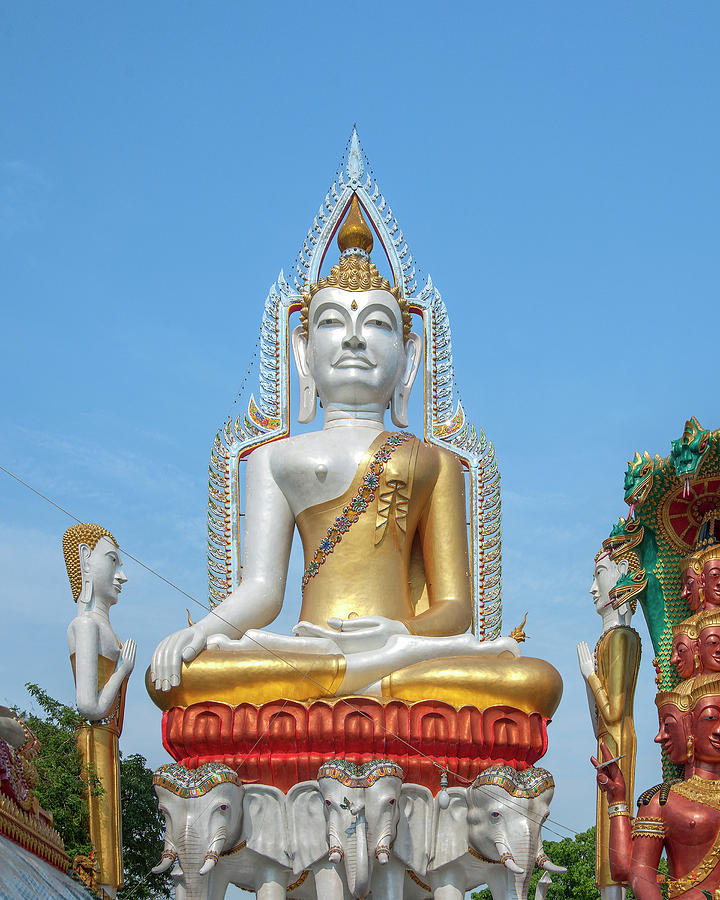 Wat Khunchan Merit Shrines Buddha Image DTHB1931 Photograph by Gerry Gantt