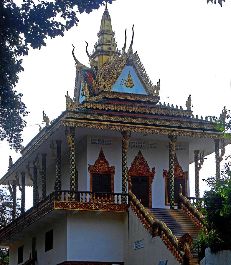 Wat Leu Temple 19 Photograph by Ron Kandt