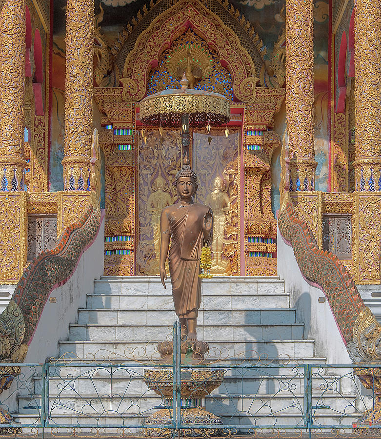 Wat Mae Faek Luang Phra Ubosot Buddha Image DTHCM1894 Photograph by Gerry Gantt